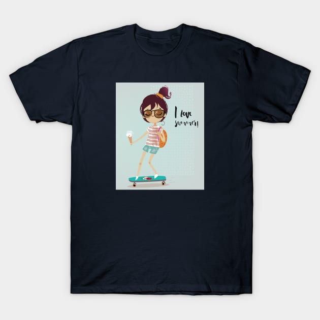 I love summer! T-Shirt by EveFarb